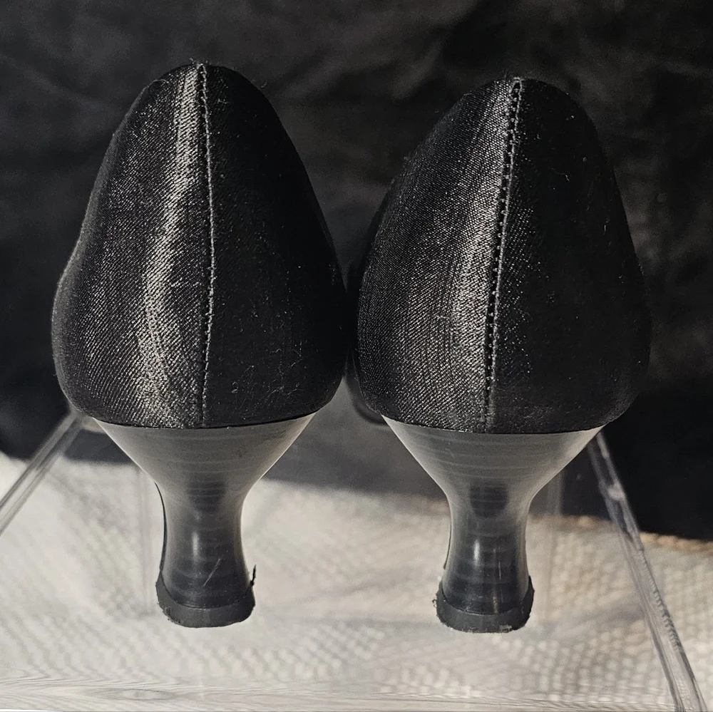 Black Jellypop Elva Dress Heel Size 9 Comfort Cushion Soles - Picture 5 of 10